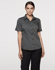 Aussie Pacific Lady Henley S/S Sleeve Shirt-(2900S)