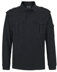 JB'S Wear L/S 250 Epaulette Polo -(210EL)
