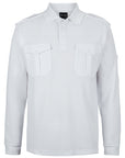 JB'S Wear L/S 250 Epaulette Polo -(210EL)