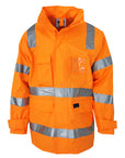 DNC Hi Vis VIC Rail Rain Jacket (3968)