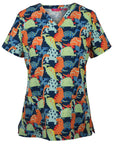 JB's Wear Ladies Scrub Top Printed -(4STP1)