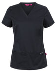 JB's Wear Ladies Premium Stretch Panel Scrub Top (4SUT1)