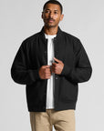 Ascolour Mens Felt Bomber Jacket (5512)