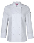 JB'S Wear Ladies L/S Snap Button Chef Jacket (5CJL1)