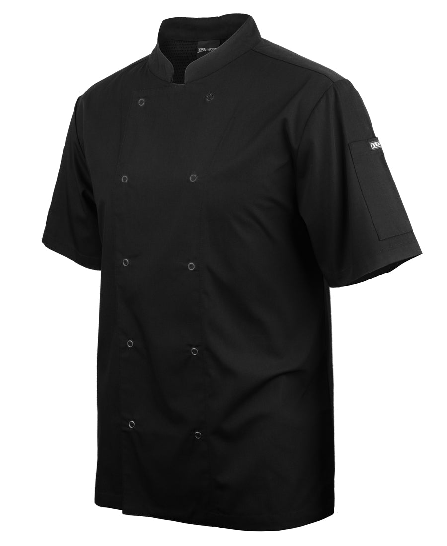 JB's Wear S/S Snap Button Chefs Jacket-(5CJS)