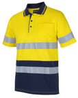 JB's Wear Hi Vis (D+N) S/S Cotton Polo (6DCPS)