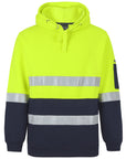 JB'S Wear Hi Vis (D+N) Pull Over Hoodie- (6DPOH)