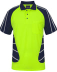 JB's Wear Street Spider Polo W/ Reflective Stripe-(6HSSR)