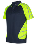 JB's Wear Street Spider Polo W/ Reflective Stripe-(6HSSR)