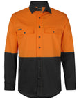 JB's Wear Hi Vis L/S Stretch Work Shirt (6HSWL)