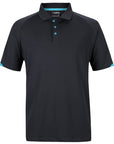 Jb's Wear Podium Contrast Stretch Polo (7STC)