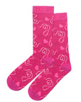 Biz Care Unisex Pink Happy Feet Comfort Socks (CCS250U)