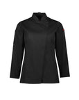 Biz Collection Womens Alfresco Long Sleeve Chef Jacket-(CH330LL)