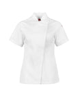 Biz Collection Womens Alfresco Short Sleeve Chef Jacket-(CH330LS)