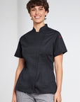 Biz Collection Womens Alfresco Short Sleeve Chef Jacket-(CH330LS)