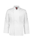 Biz Collection Mens Alfresco Long Sleeve Chef Jacket-(CH330ML)