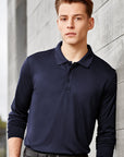 Biz Collection Action Mens Long Sleeve Polo (P206ML)