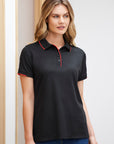 Biz Collection Womens Focus Short Sleeve Polo-(P313LS)