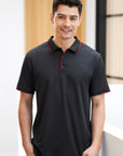 Biz Collection Mens Focus Short Sleeve Polo-(P313MS)