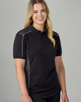 Biz Collection Unisex Grid Short Sleeve Polo (P413US)