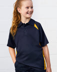 Biz Collection Kids Splice Short Sleeve Polo (P7700B)