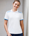 Biz Collection Womens Galaxy Short Sleeve Polo (P900LS)