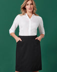 Biz Corporate Womens Renew Functional Pencil Skirt-(RGS403L)