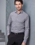 Biz Collection Mens Conran Tailored Long Sleeve Shirt-(S337ML)