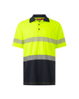 Hard Yakka Men's Short Sleeve Hi Vis Taped Polo (Y19618)