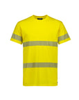 Syzmik Mens Hi Vis Segmented Tape Cotton Tee Shirt-(ZH510)