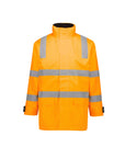 Syzmik Unisex Hi Vis VIC Rail 4 In 1 Waterproof Jacket-(ZJ580)