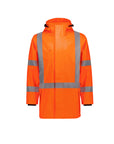 Syzmik Mens Hi Vis X Back Heavy Duty Waterproof Jacket-(ZJ620)