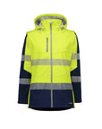 Syzmik Womens Streetworx 2 In 1 Stretch Softshell Jacket-(ZJ753)