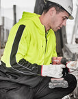 Syzmik Unisex Hi Vis Full Zip Hoodie (ZT485)