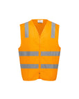 Syzmik Unisex Hi Vis VIC Rail Zip Vest (ZV687)