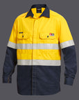 King Gee Shieldtec Lenzing Fr Hi-Vi S Spliced LS Shirt T -(K84000)