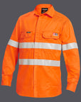 King Gee Shieldtec Lenzing Fr HI-VIS LS Shirt T -(K84001)