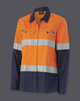 King Gee Shieldtec Lenzing Fr W Hi-Vis Spliced Ls Shirt T-(K84002)