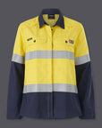 King Gee Shieldtec Lenzing Fr W Hi-Vis Spliced Ls Shirt T-(K84002)