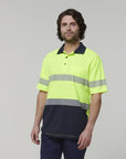 Hard Yakka Men's Short Sleeve Hi Vis Taped Polo (Y19618)