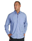 DNC Polyester Cotton Chambray L/S Business Shirt (4122)