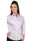 DNC Ladies Premier Stretch Poplin 3/4 Sleeve Business Shirts (4232)