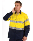 DNC HiVis Cool-Breeze L/S Cotton Shirt with 3M Value R/T (3988)