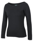 JB's Wear C of C Ladies L/S Boat Neck Tee (1BTL)