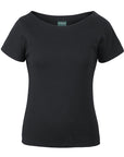 JB's Wear C of C Ladies S/S Boat Neck Tee (1BTS)