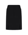 Biz Corporate Womens Front Pleat Detail Straight Skirt (20720)