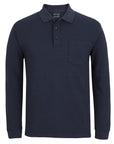 JB's Wear L/S Pocket Polo - Adults (210PL)