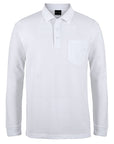 JB's Wear L/S Pocket Polo - Adults (210PL)