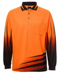 JB's Wear Hi Vis L/S Rippa Sub Polo (6HVRL)