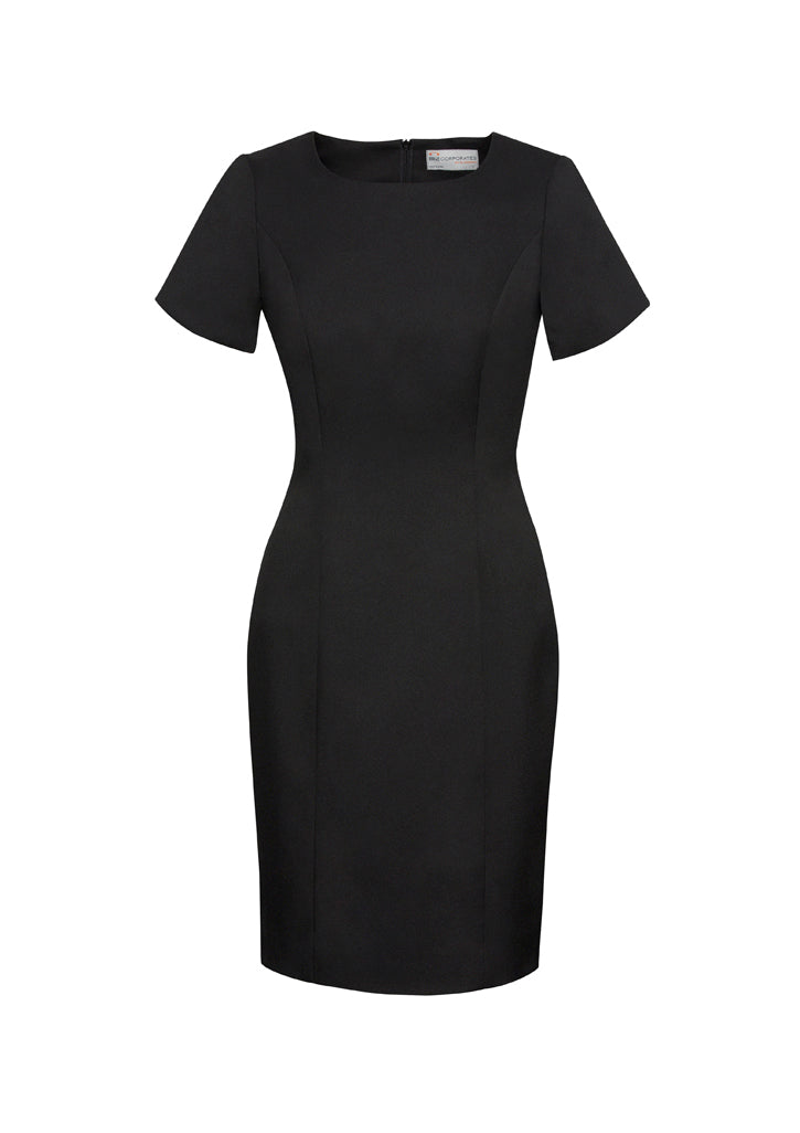 Biz Corporate Womens Short Sleeve Dress (30112)  allworkwear